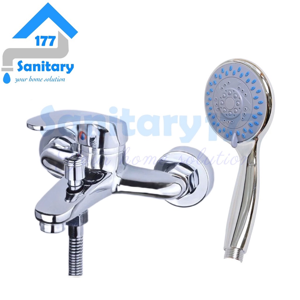 Kran Panas Dingin Bathtub Set Murah 2402- Keran Air Shower Mandi Faucet Shower Cold Hot mixer sower bath tub