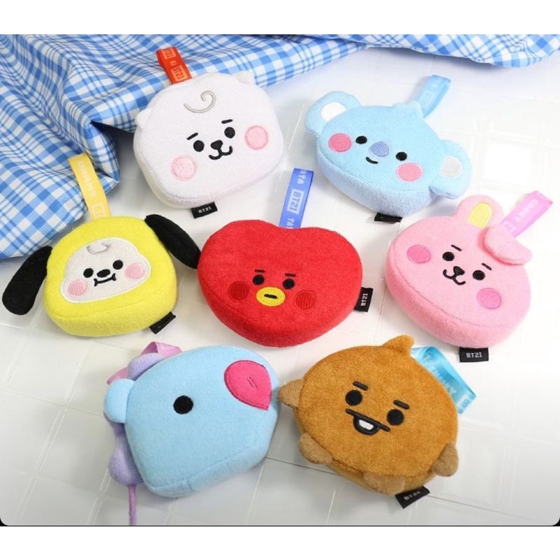 OFFICIAL BT21 BABY SHOWER SPONGE SPONS MANDI