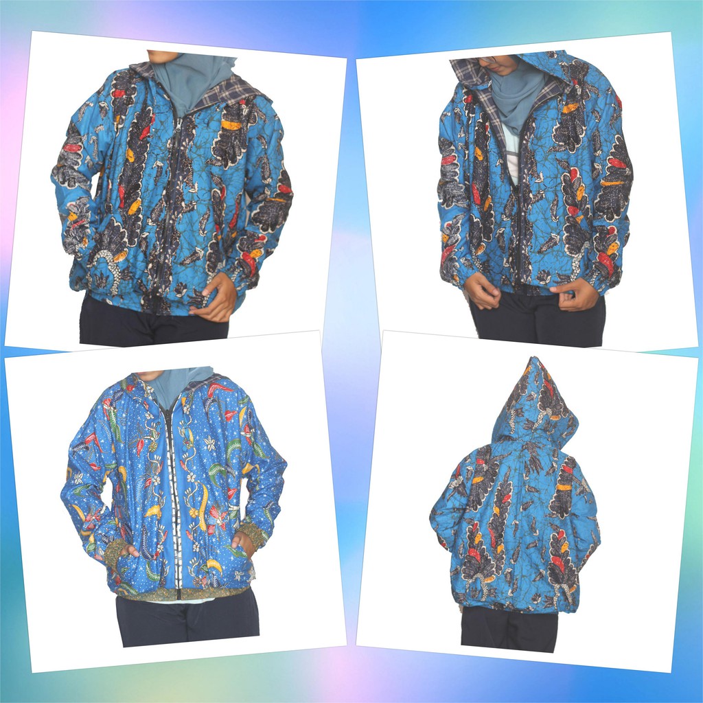 Jaket Batik Eksklusif Motif Anila