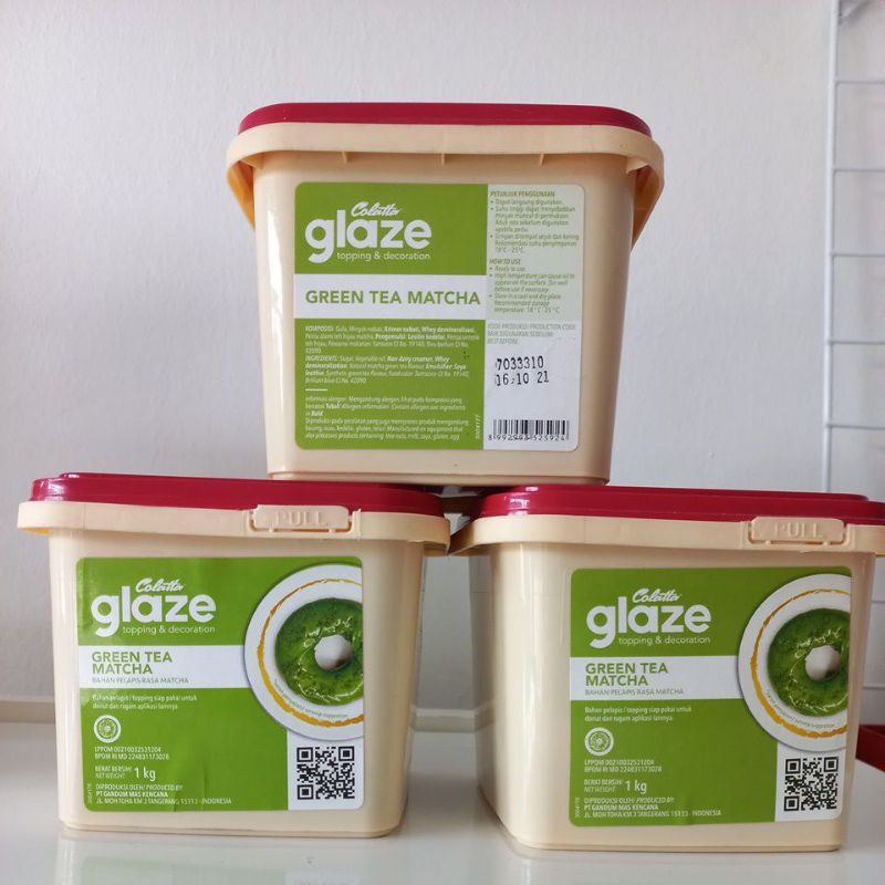 

colatta glaze Green tea matcha 1kg