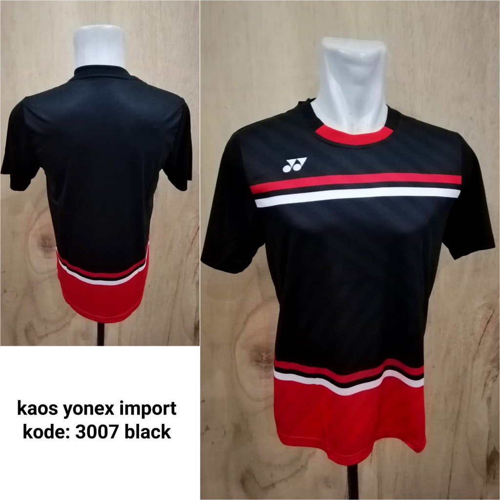 Asli  Baju badminton Yonex 3007 kaos badminton yonex kaos yonex import  Freeongkir