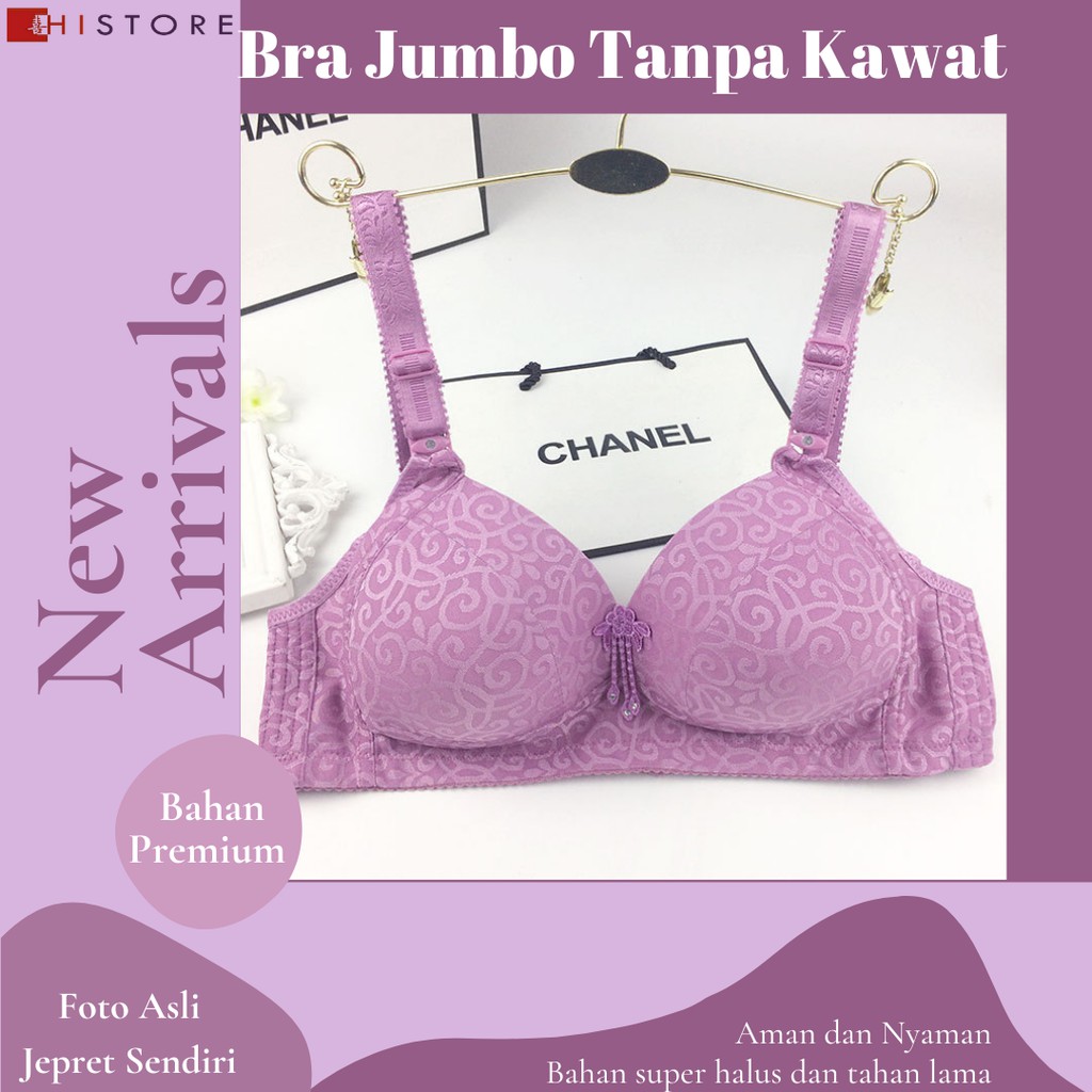 [HI]Bra BH JUMBO Cup C Fashion Wanita Bra wanita Premium BH Busa Tipis Tanpa Kawat Sangat Nyaman 333