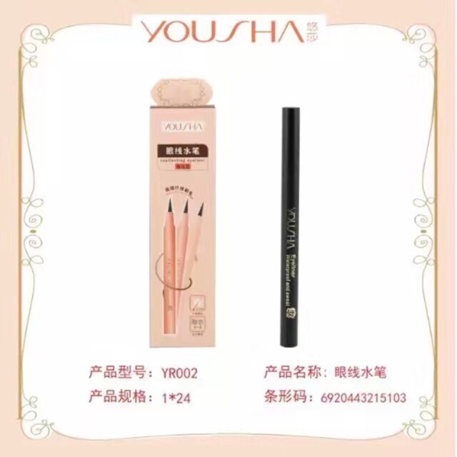 Eyeliner Yousha Korea and Eyebrow Eye Liner OTW Hongkong Waterproof