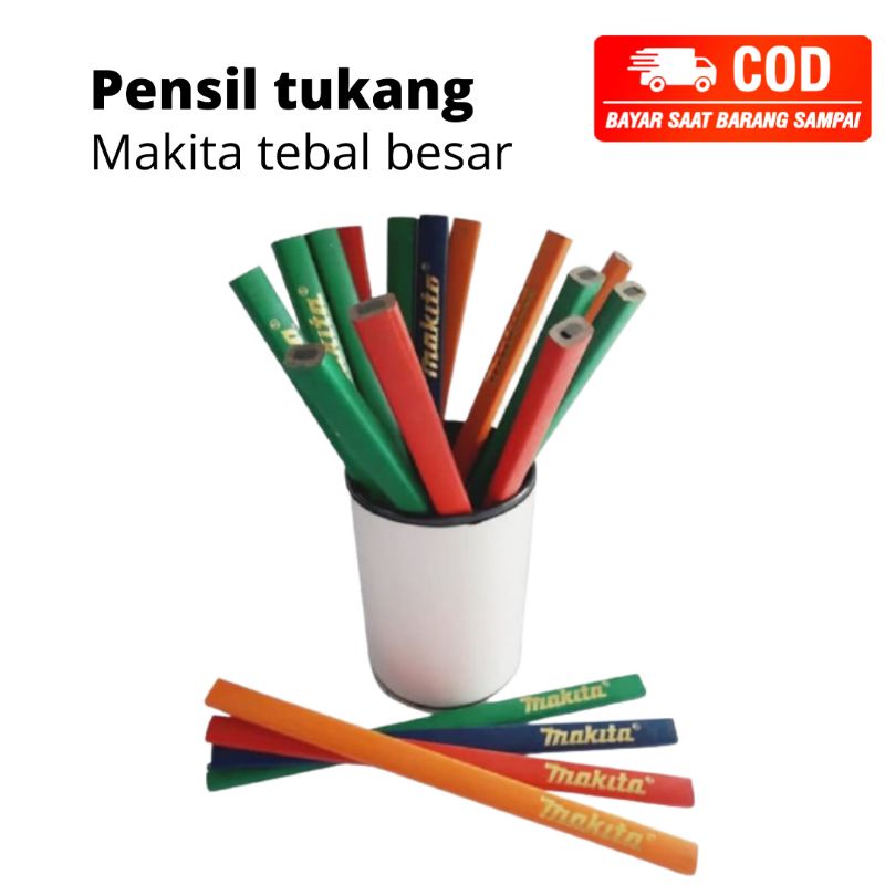 

pensil tukang kayu pensil bangunan makita