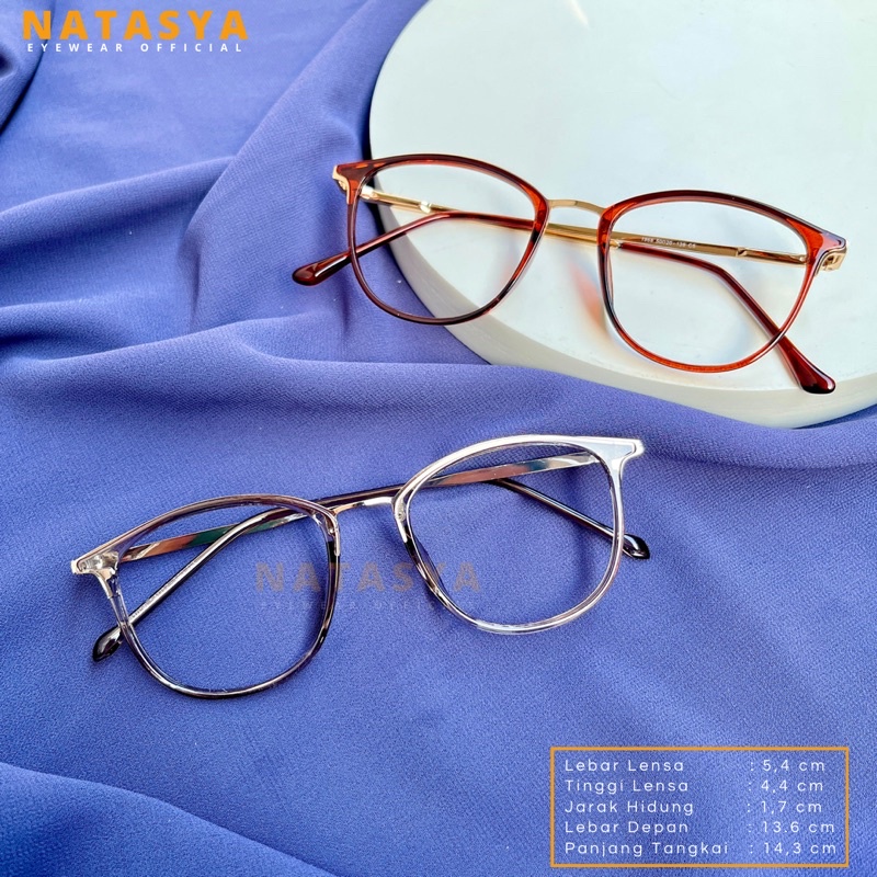 Kacamata Minus Anti Radiasi Photocromic Blueray Bluecromic-Kacamata Wanita 1867 Fashion