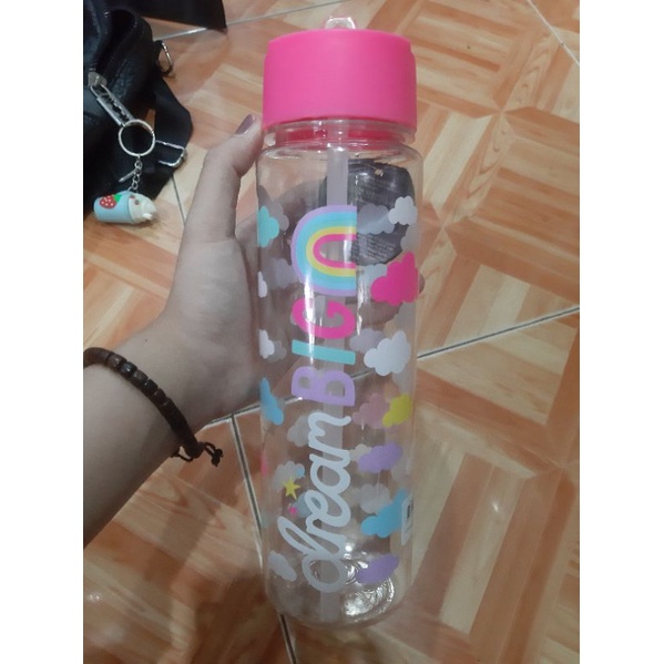 Smiggle Drink Bottle Pink Dream Big BPA free