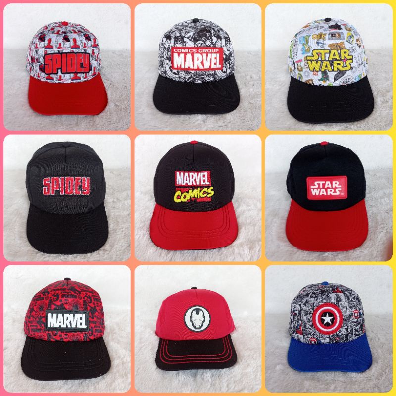 Topi anak marvel nevad@* ORIGINAL / topi marvel nevada