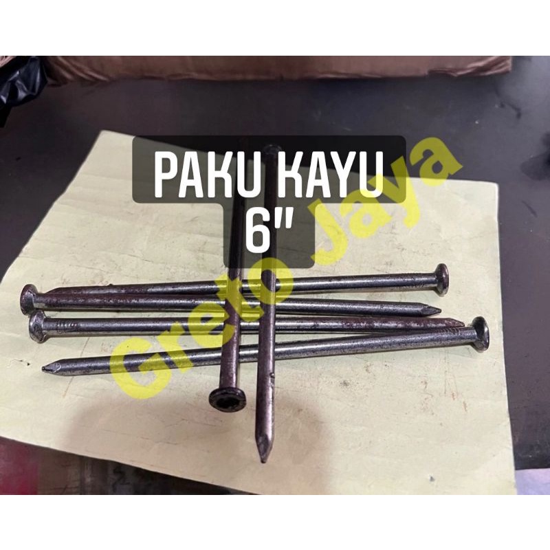 ( 6" ) Paku Kayu 15cm 15 cm Biasa 6 inch in inc