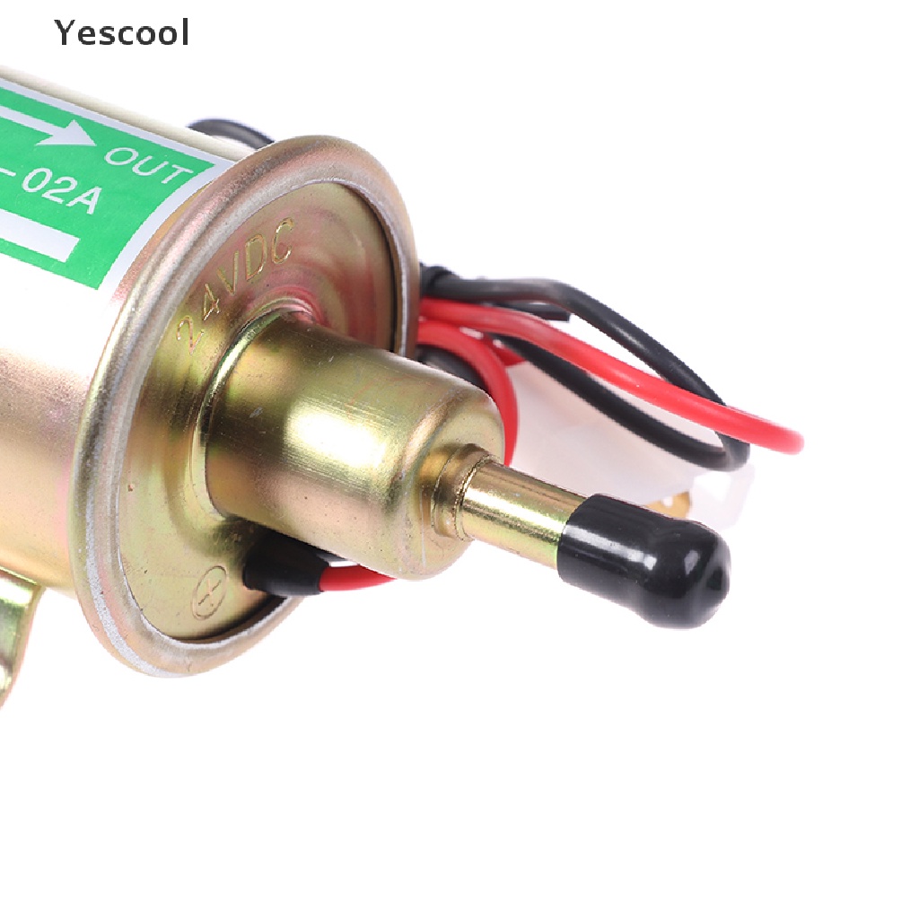 Yescool HEP-02A 12V 24V Pompa Bensin Diesel Elektrik Universal Untuk Motor