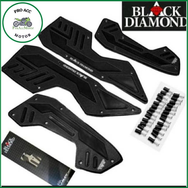 Karpet pijakan kaki bordes all new nmax 2020 Black diamond