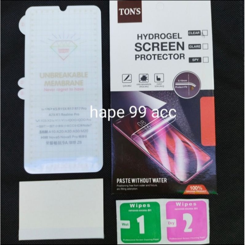 Samsung M22 M32 anti gores hydrogel clear screen protector