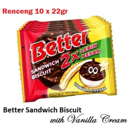 

Better Sandwich Biskuit 22g ECER