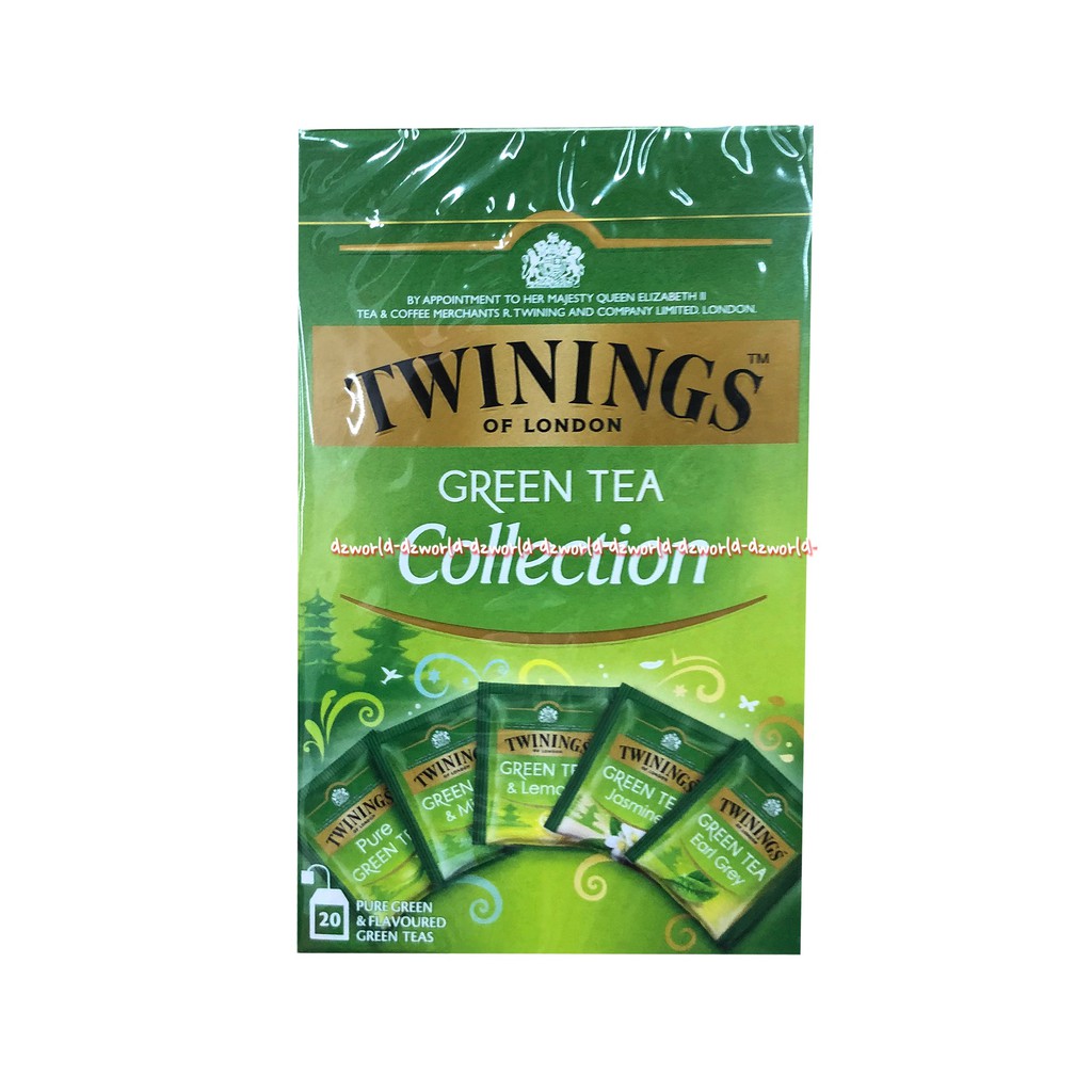 Twinings Green Tea Collection 20bag Koleksi Aneka Macam Teh Hijau Dari Twining Green Tea Tea Green