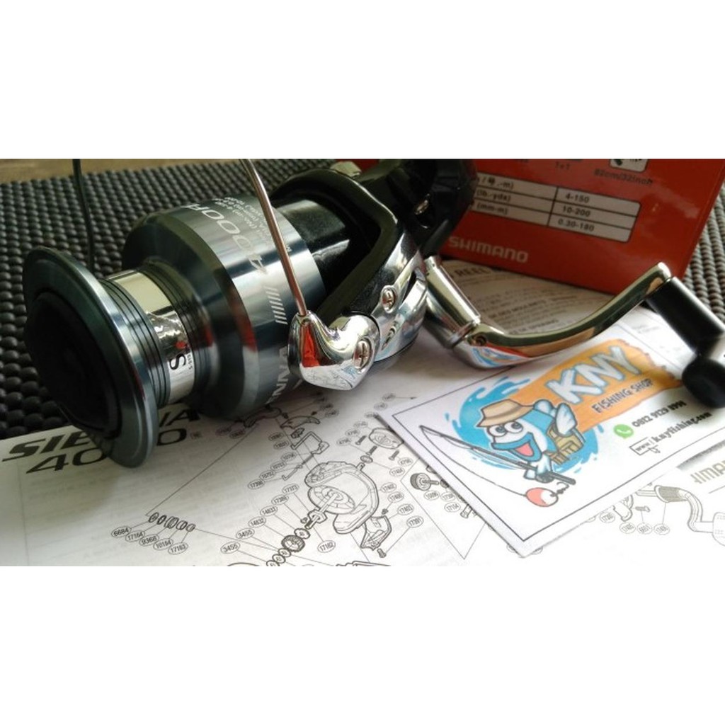 alat pancing mantul habis Reel Legendaris Shimano Sienna 4000 FE 2016 Original Bersertifikat