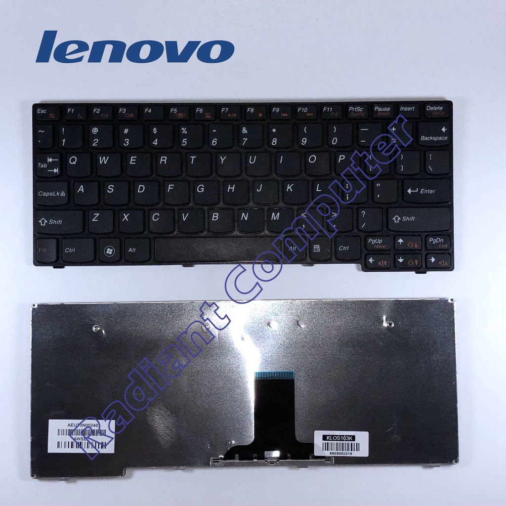 Keyboard Lenovo IdeaPad S10-3 S100 S100C S110 S205 BLACK