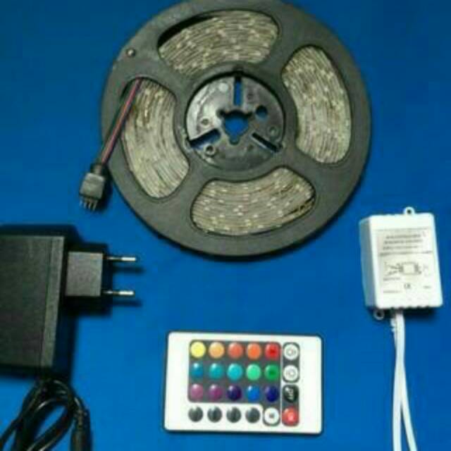 Lampu LED (RGB) STRIP 5 Meter plus Remote