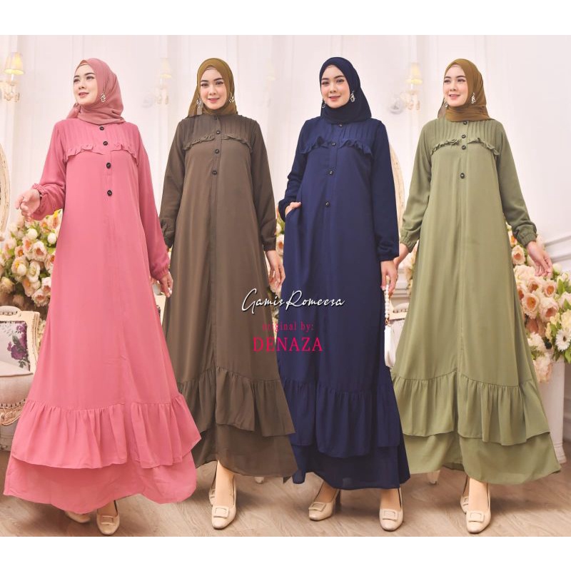 FASHION MUSLIM//GAMIS ROMEESA//By DENAZA