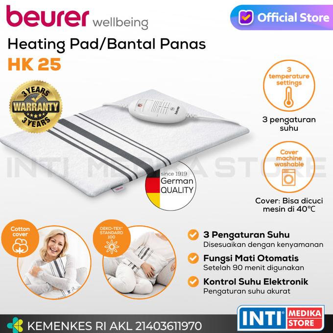 BEURER - Basic Heat Pad HK 25 | Bantal Panas Beurer | Alat Terapi