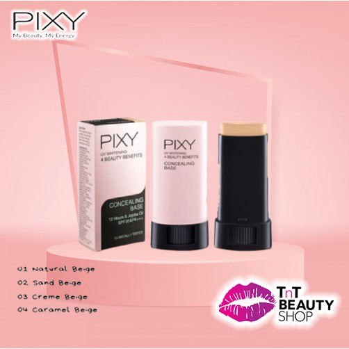 [Warna Baru 1-4] Pixy Uv Whitening Concealing Base 9 gram