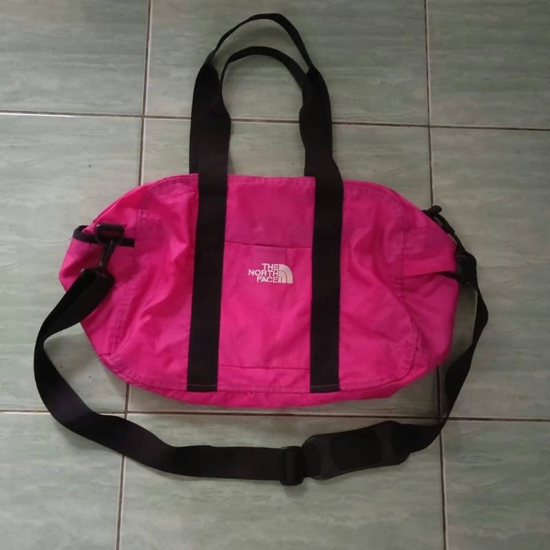 Tas THE NORTH FACE TNF Original Preloved Duffle duffel gym sack Fitness travel bag Sling second