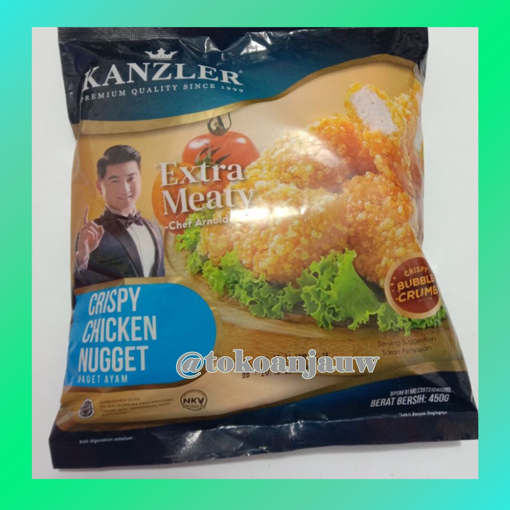 

Kanzler Crispy Chicken Nugget 450gr Premium
