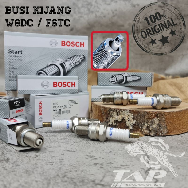 BUSI KIJANG FUTURA CARRY T120SS KARIMUN W8DC F6TC SPARK PLUG BOSCH ORIGINAL