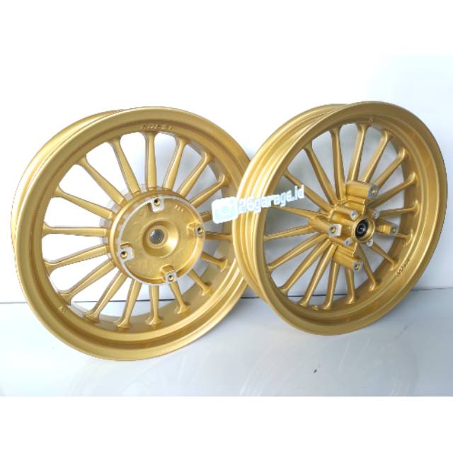 VELG RACING PCX LEBAR MERK VROSSI MODEL DAYTONA PALANG 18 NEW PCX LOKAL 150 GOLD