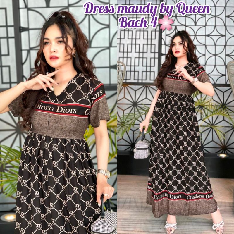 Dress Maudy By Queen/dress Cantik/daster smk