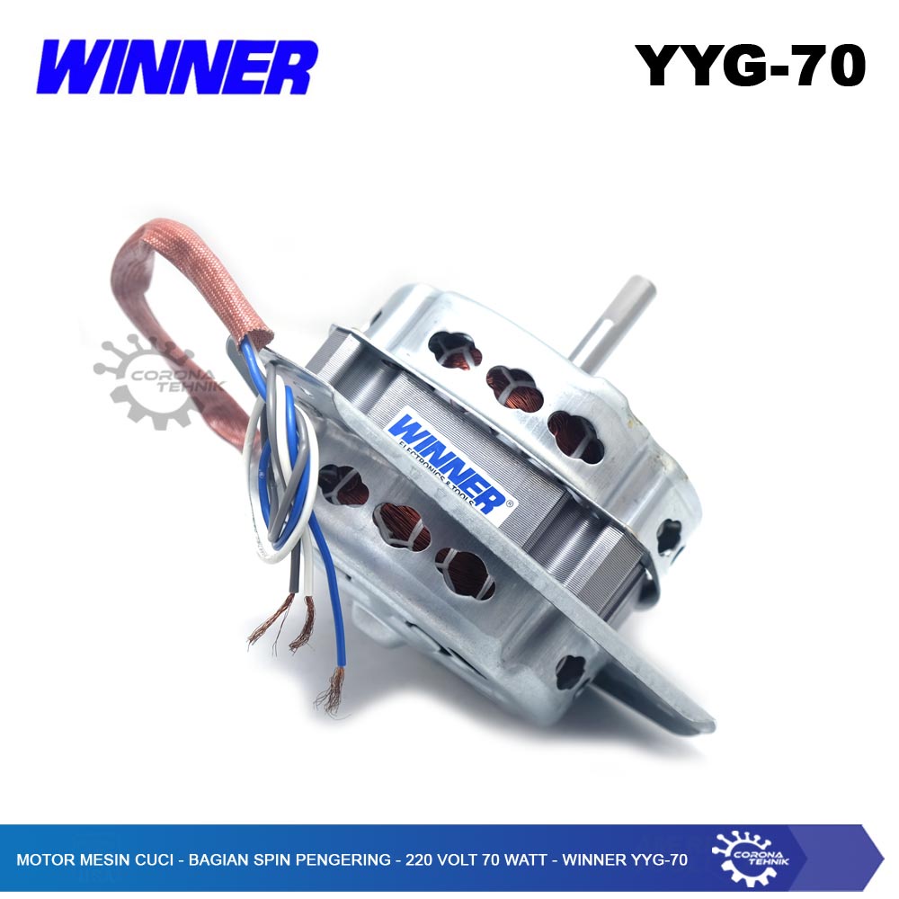 Winner - Motor Mesin Cuci - Bagian Spin Pengering - 220 Volt 70 Watt