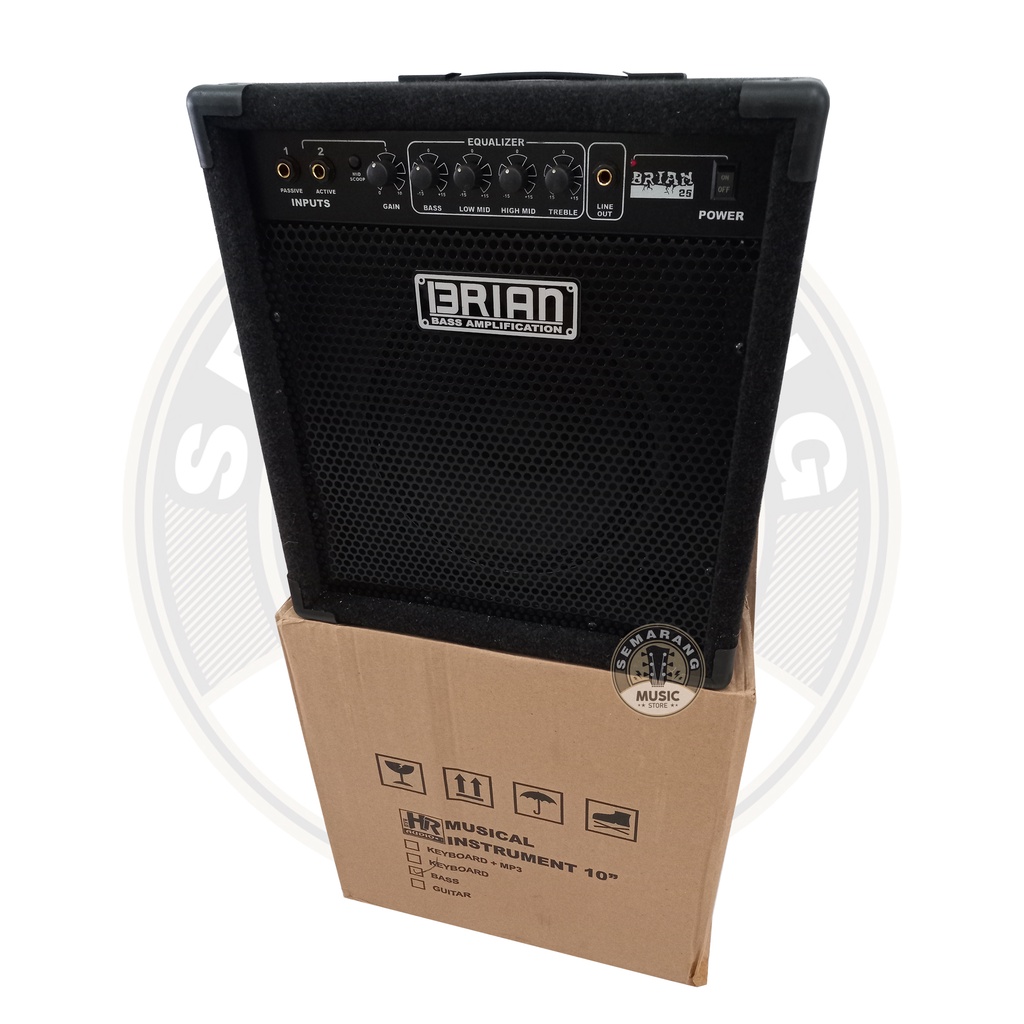 Ampli Bass Amply Gitar dan Bass Amplifier Brian 10&quot; inch