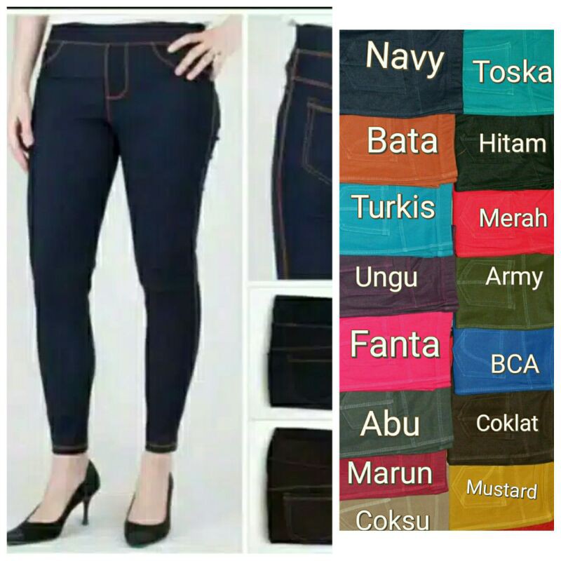 Legging Murah / Celana Legging Panjang (BB 80-100 Kg / Super Jumbo Dewasa)