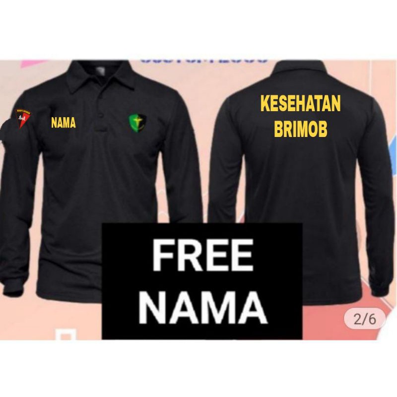 Kaos Brimob baju brimob seragam Brimob kaos kerah Brimob kaos kesehatan Brimob baju kesehatan Brimob