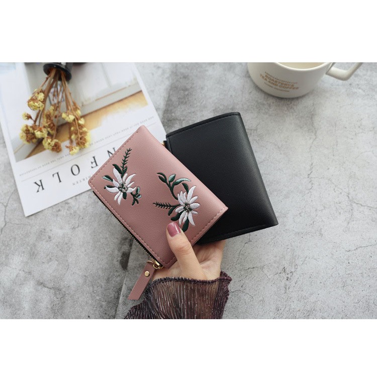 Dompet Motif Bunga Elegan Stylish Terpopuler