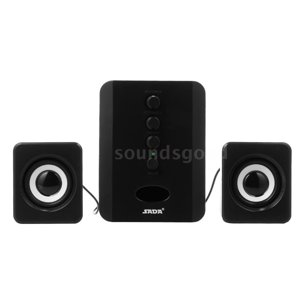 Sada D 202 Usb Wired Bluetooth Speaker Set Computer Speakers Bass