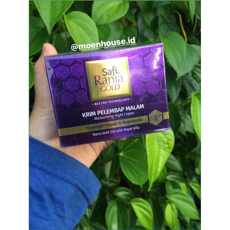 Safi Rania Gold Krim Pelembab Malam - Night Cream