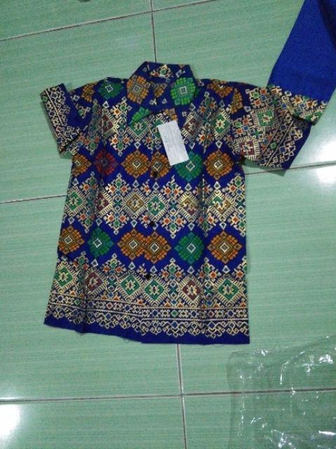 Batik Couple Keluarga Model Gamis Glamour Rok Lebar/batik Couple Family Ayah Ibu Anak Cewek & Cowok