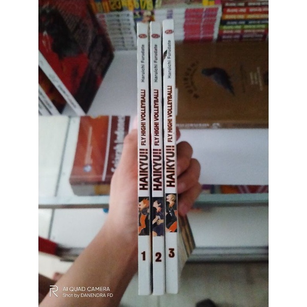 komik Haikyuu volume 1-3 (set) kolpri