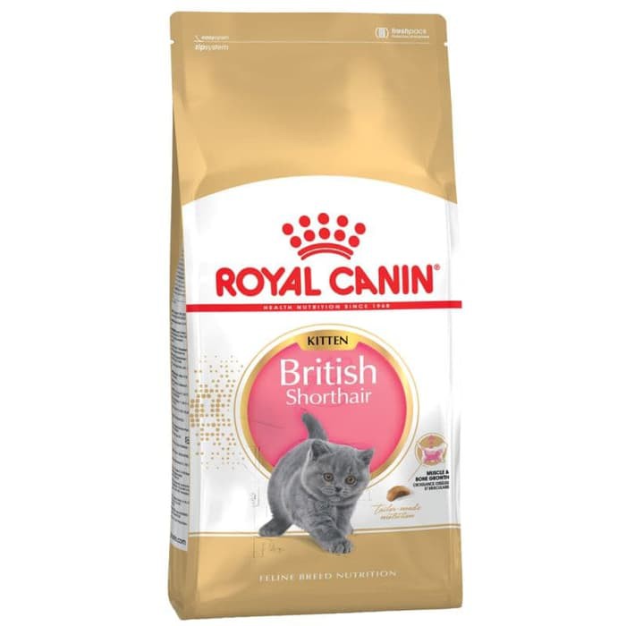 CAT FOOD/ROYAL CANIN BRITISH SHORTHAIR KITTEN 400GR FRESHPACK/MAKANAN KUCING BRITISH SHORTHAIR/RC