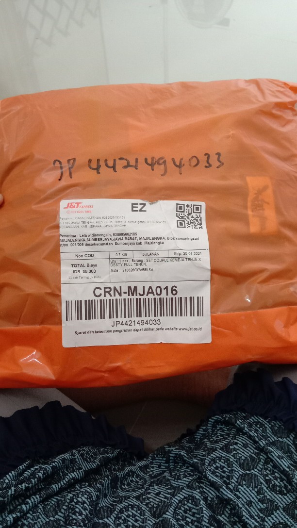 Set Couple Kemeja Tenun X Desty Full Tenun