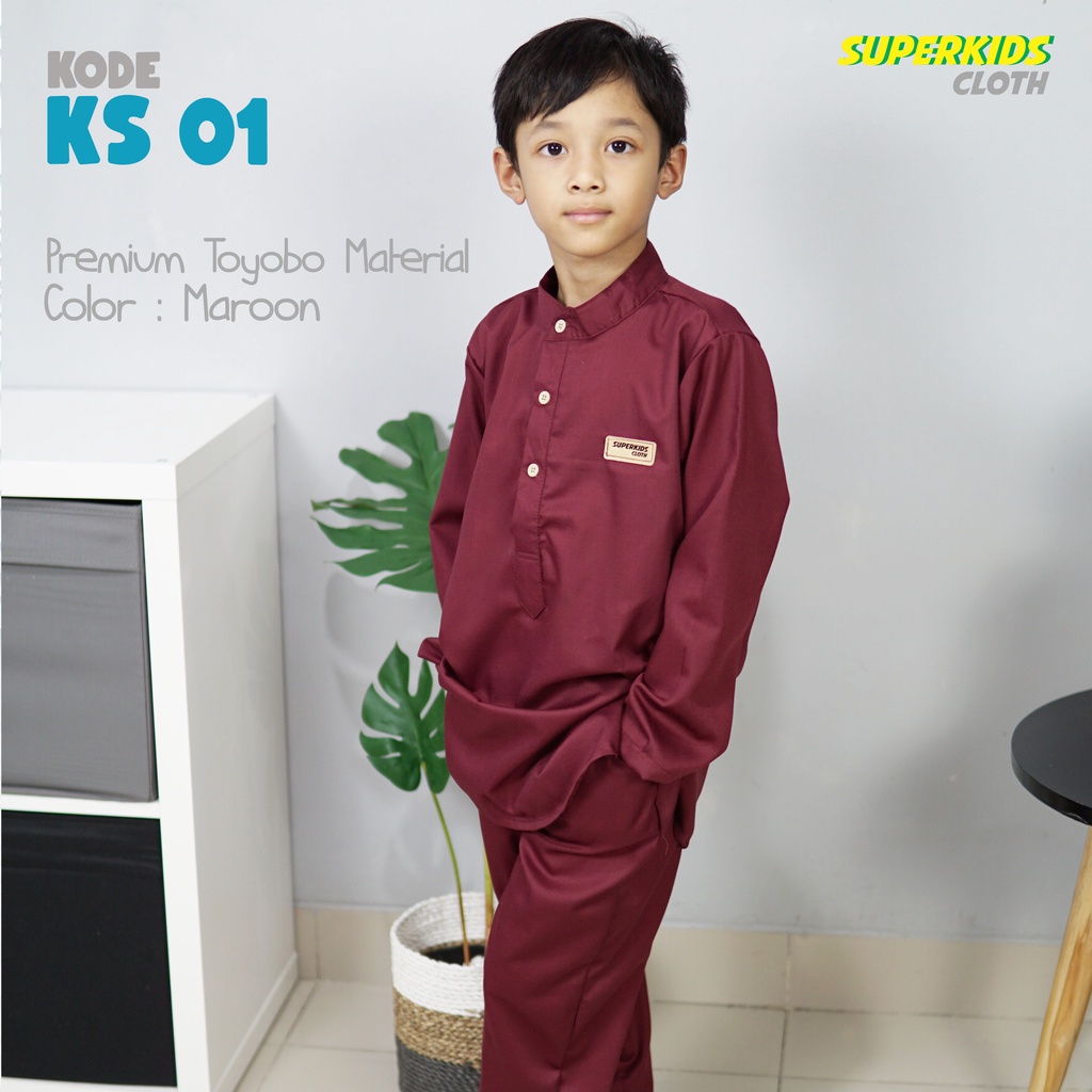 Koko Set Setelan Koko Kurta Anak Laki Laki 1 - 10 Tahun Superkidscloth