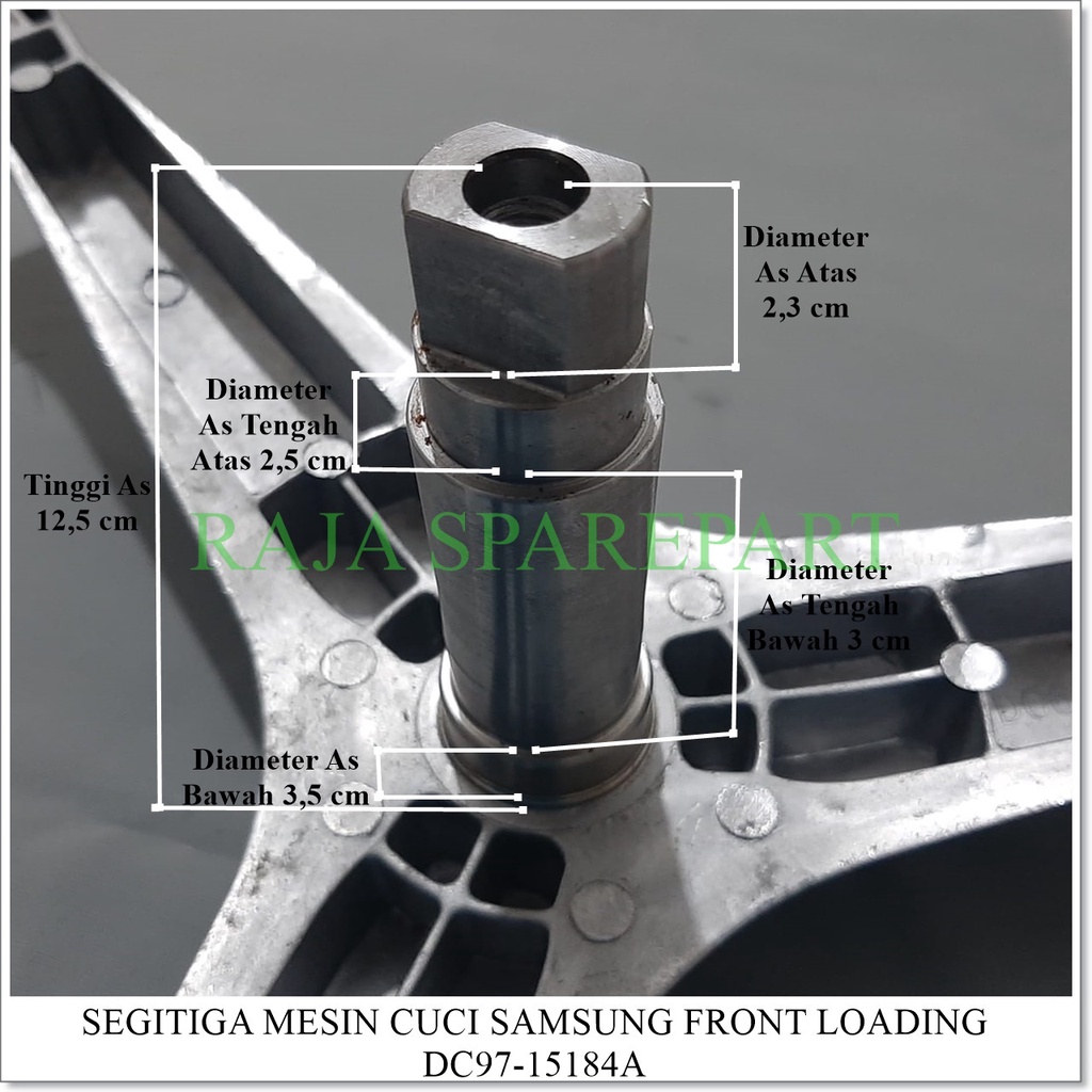 Segitiga Tabung Mesin Cuci SAMSUNG Front Loading DC97-15184A