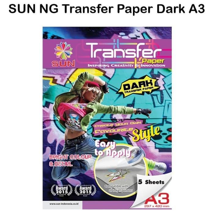 

Kertas Transfer - Sun Next Generation Transfer Paper Dark A3