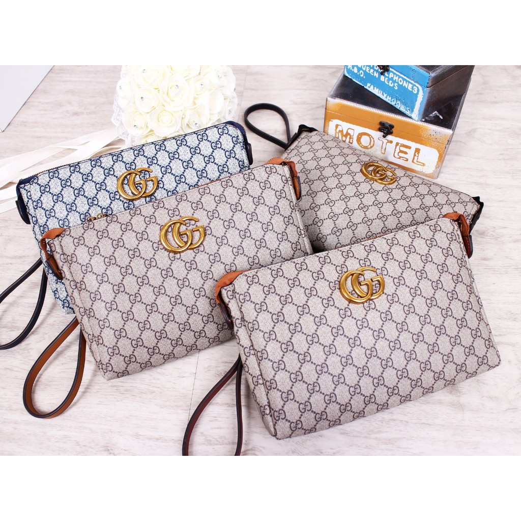 CK02 Gucci Deepen Classic GG Clutch 10026 TAS WANITA TAS IMPOR
