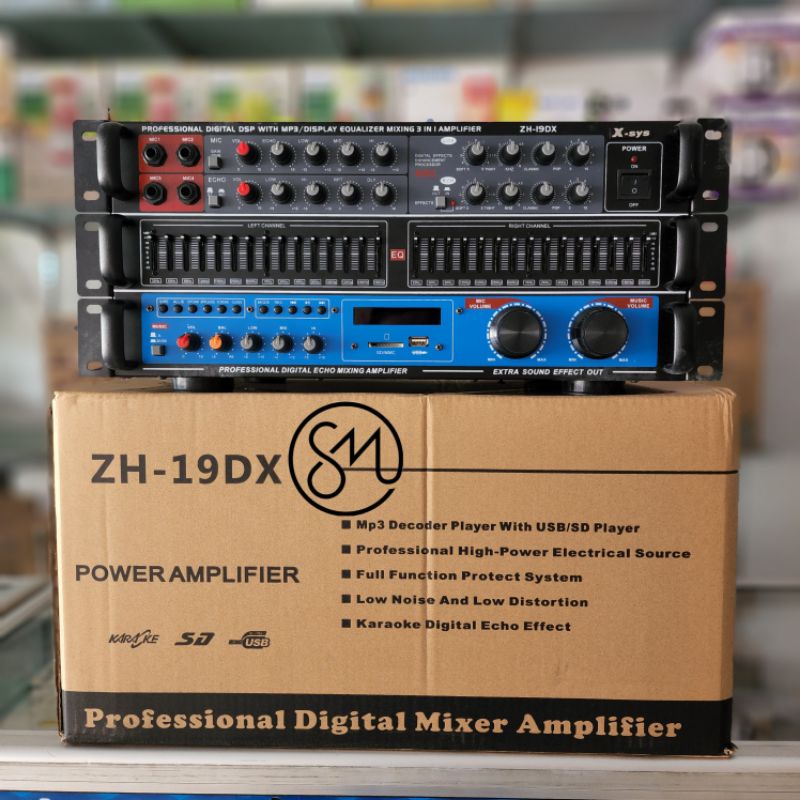 Amplifier Mixer Power X-Sys ZH-19DX Ampli Bluetooth Xsys ZH19DX