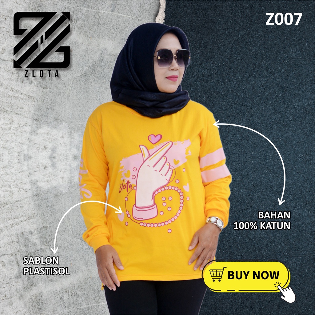 New best seller zlota zlq kaos original terbaru 2022 import kaos lengan panjang wanita 2022 viral ka