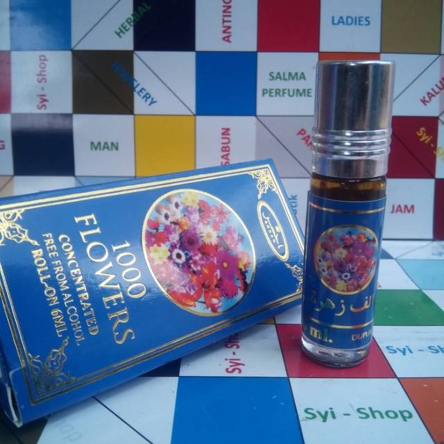 Parfum 1000 Flowers Bunga By Ahsan Roll On Non Alkohol 6ml