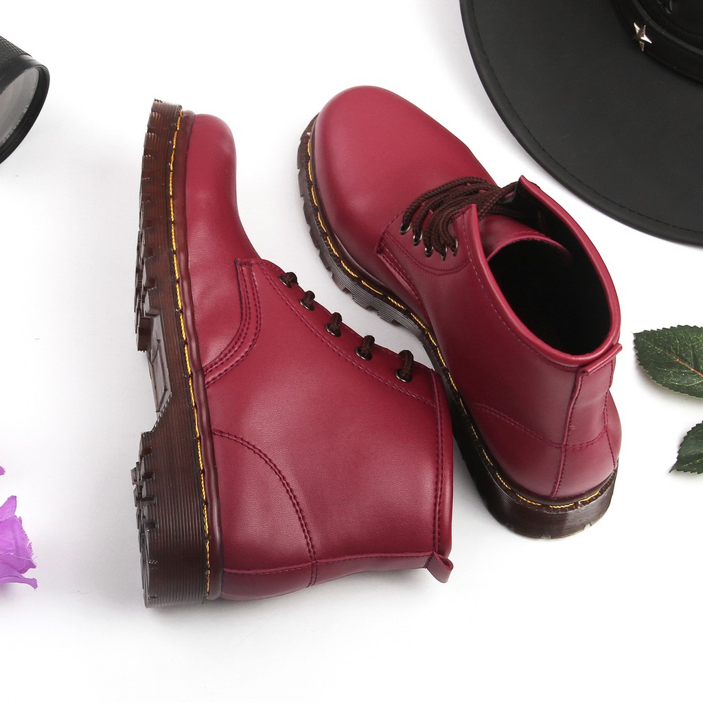 ☀ EVERFLOW ☀ Sepatu Boots Wanita Himawari - Sepatu Docmart Boots Wanita.