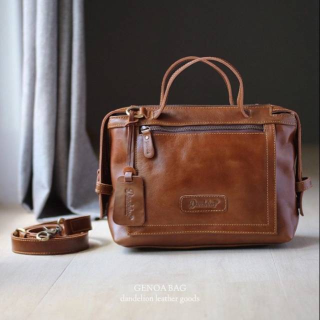 Genoa Leather Bag by Dandelion Leather (preloved)