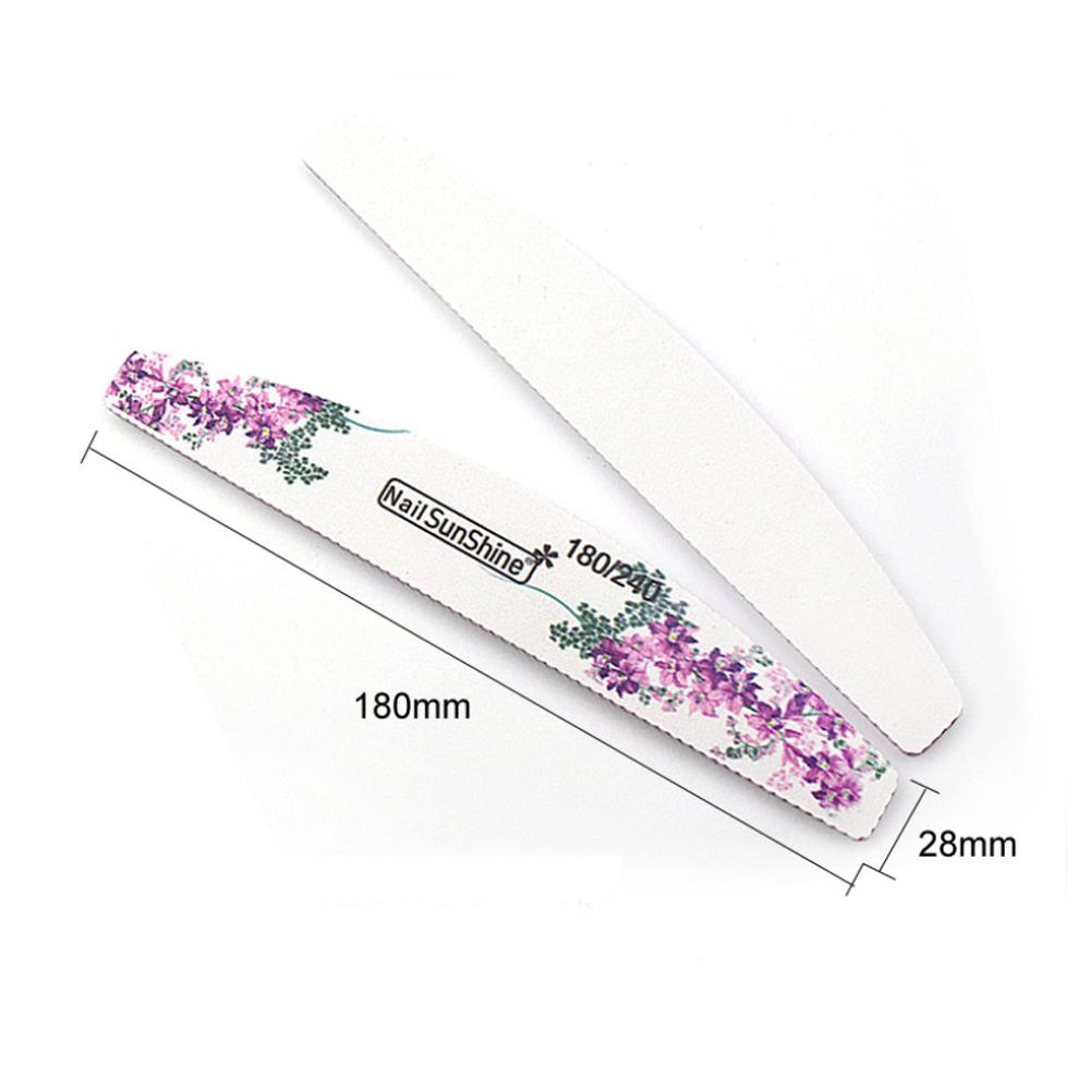 R-flower Nail File Profesional Dua Sisi Alat Kecantikan Manicure