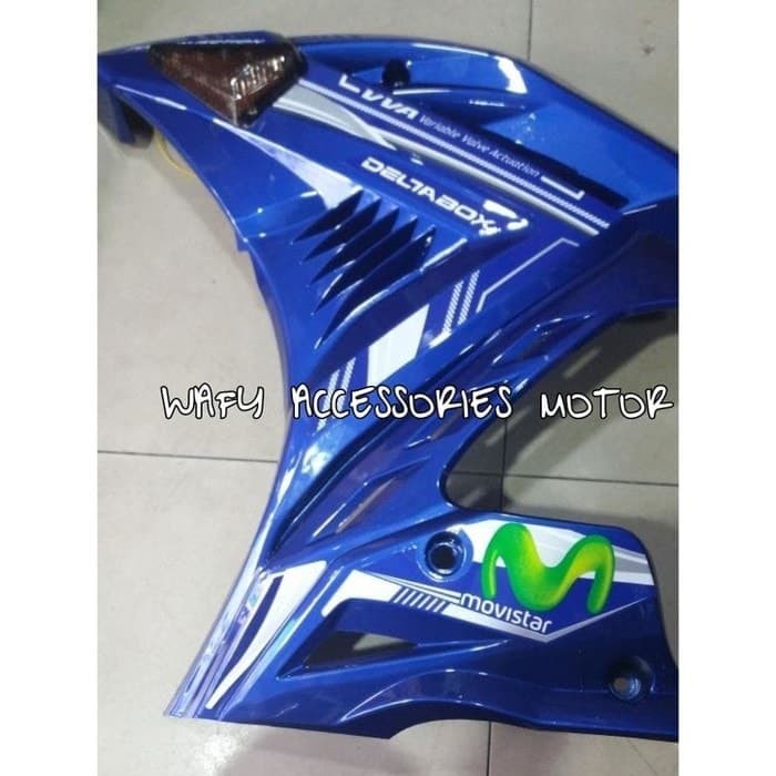 jual sayap half fairing all new vixion r vva  2017 155cc yg lampu led